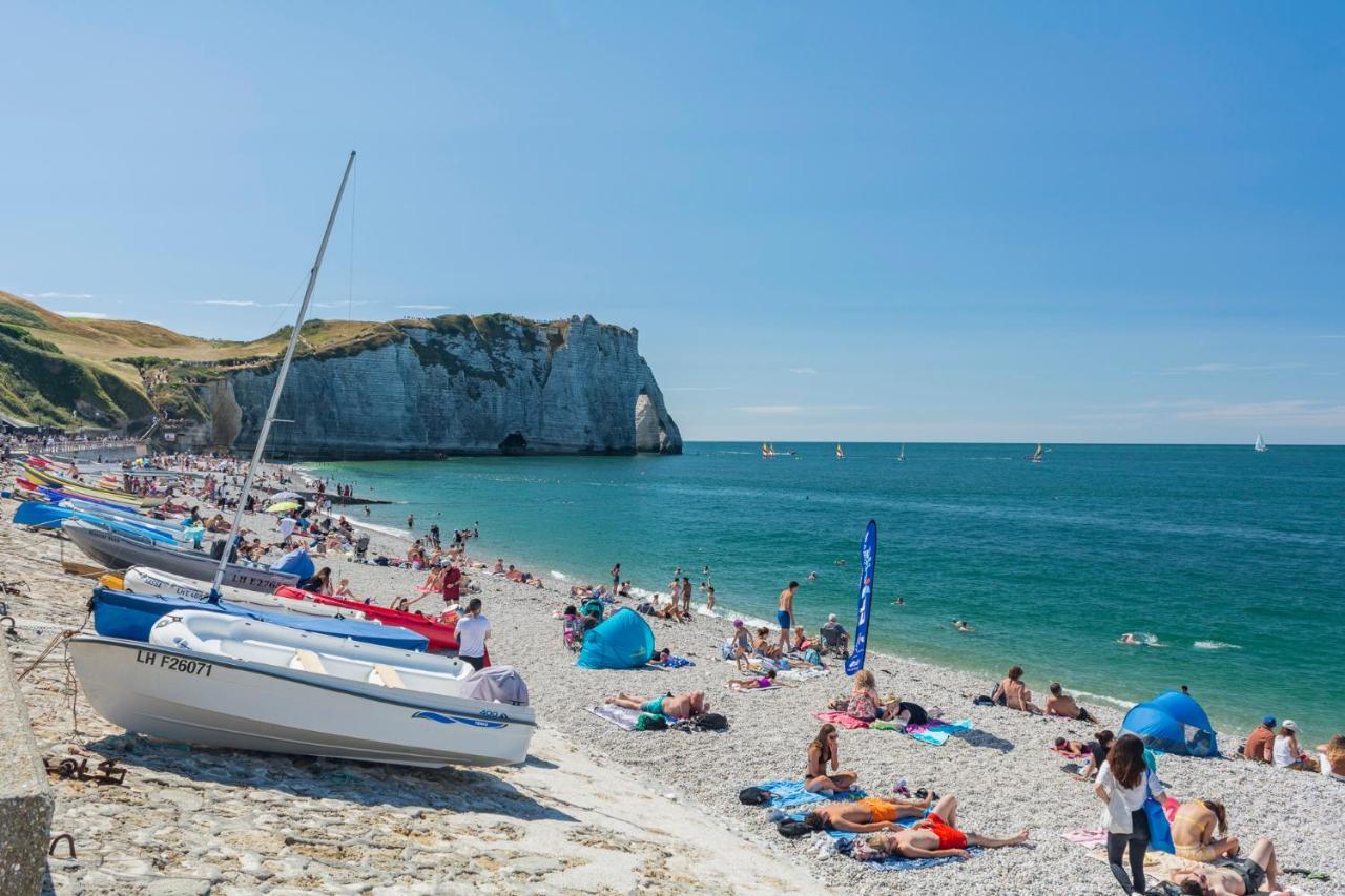 La Belle Vue Le Diamant Des Yeux Mer Et Golf Front Mer Étretat Exteriér fotografie