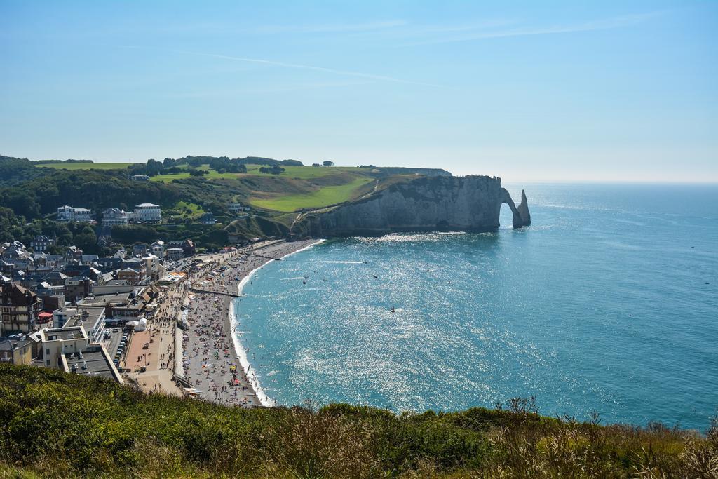 La Belle Vue Le Diamant Des Yeux Mer Et Golf Front Mer Étretat Exteriér fotografie